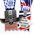 Hot Sale Custom Metal UK USA Marathon Médaille